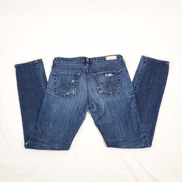 Anthro AG Adriano Goldschmied Cigarette Jeans Size 27 - Picture 7 of 12